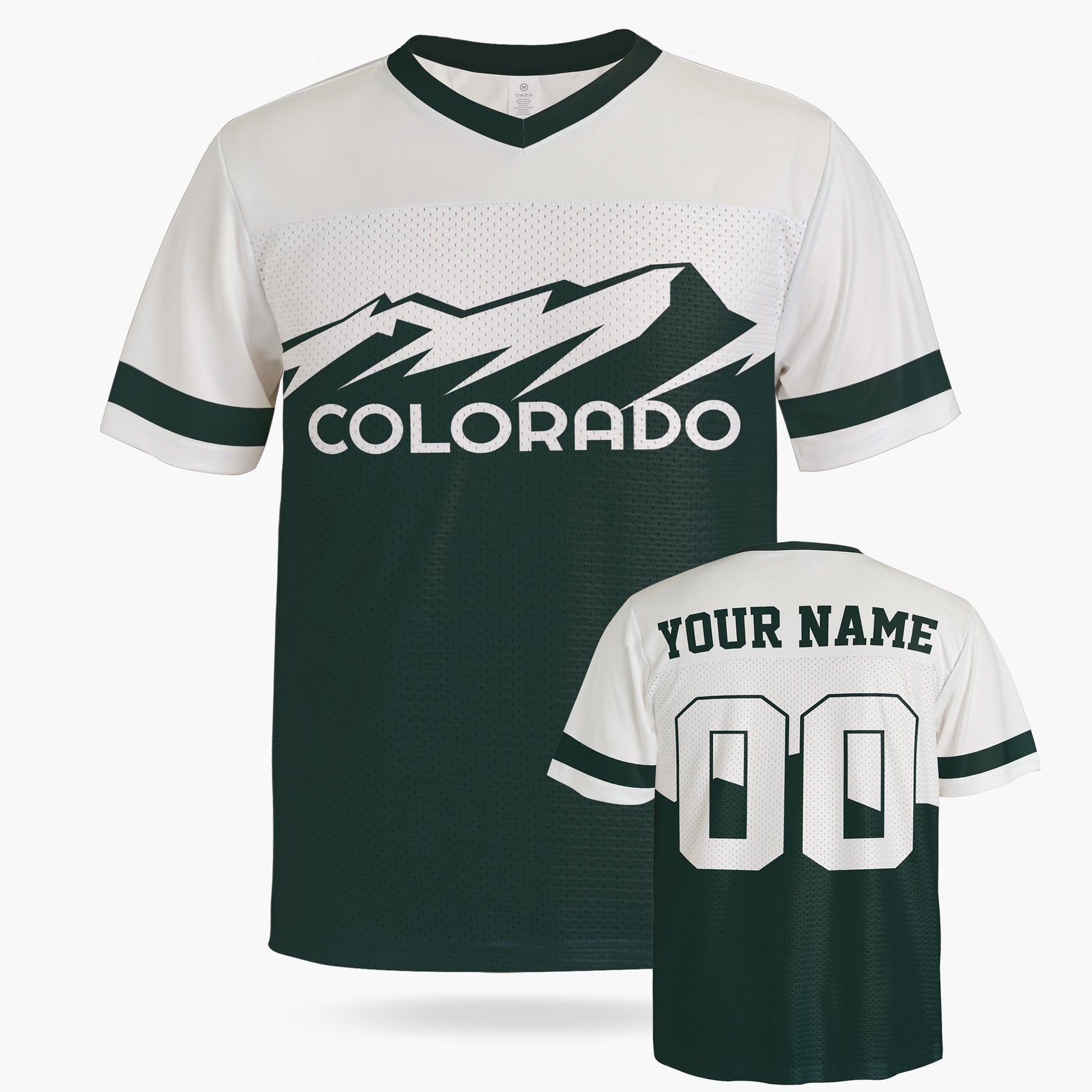Custom City Football Jersey - Colorado Green - Design Your Own