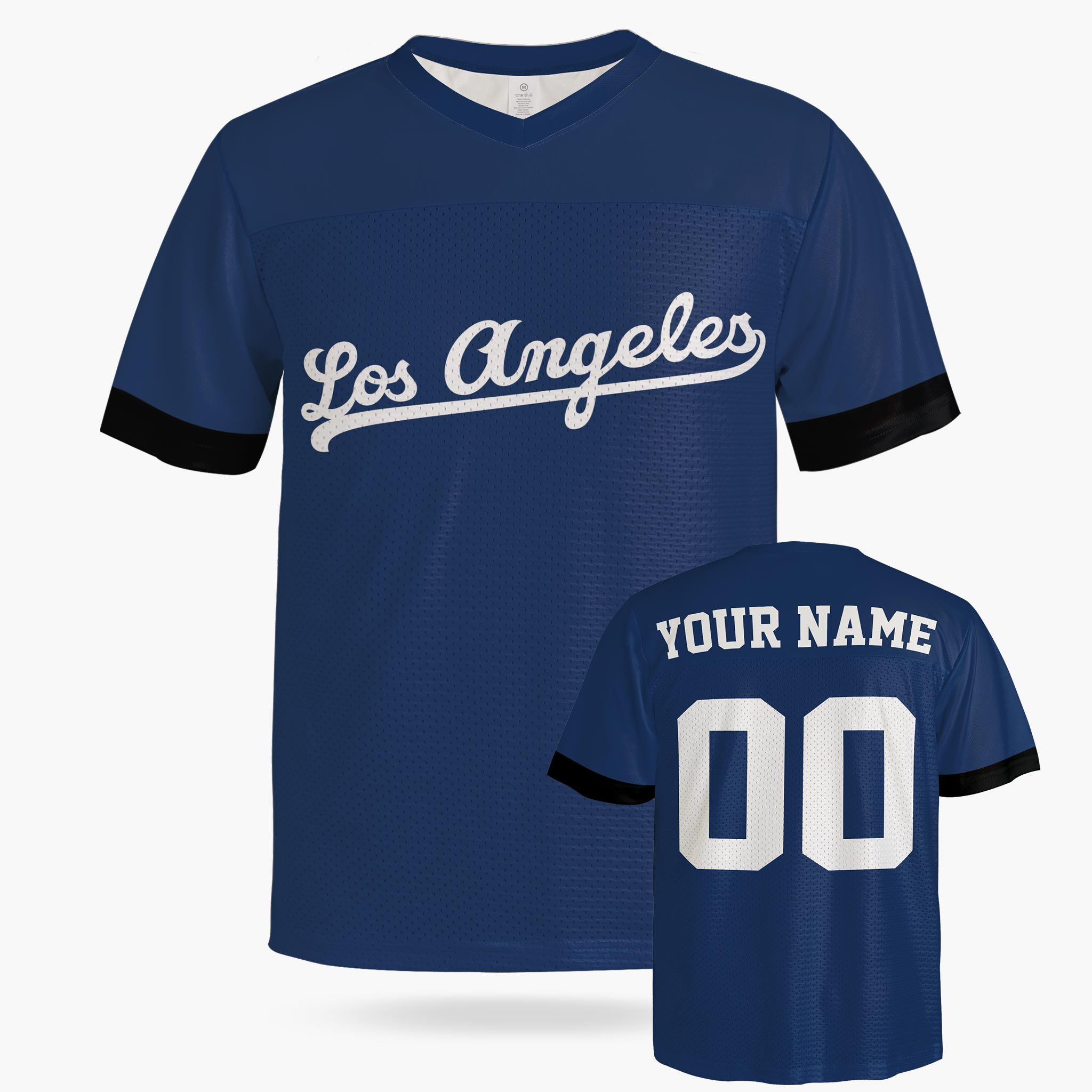 Custom City Football Jersey - Los Angeles Blue - Design Your Own