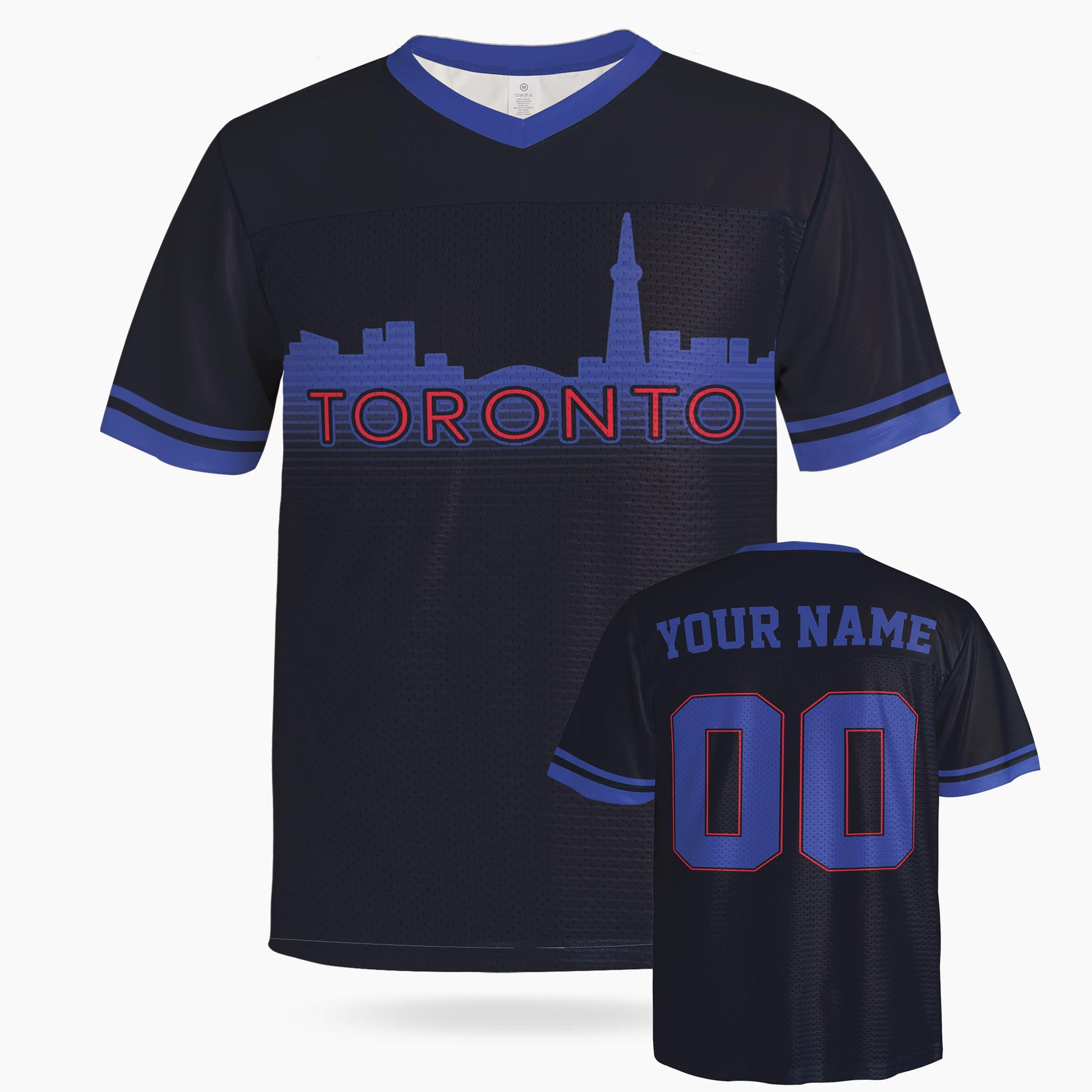 Custom City Football Jersey - Toronto Blue - Design Your Own