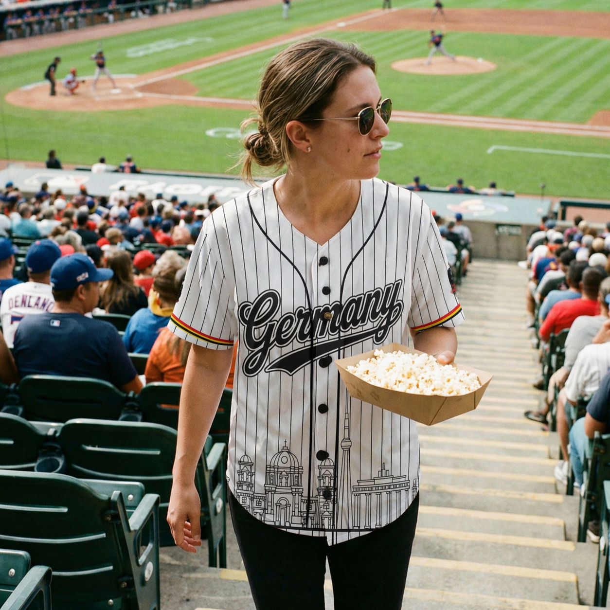 Custom Germany Baseball Jersey German Fan Deutschland Eagle – Personalized Name Number