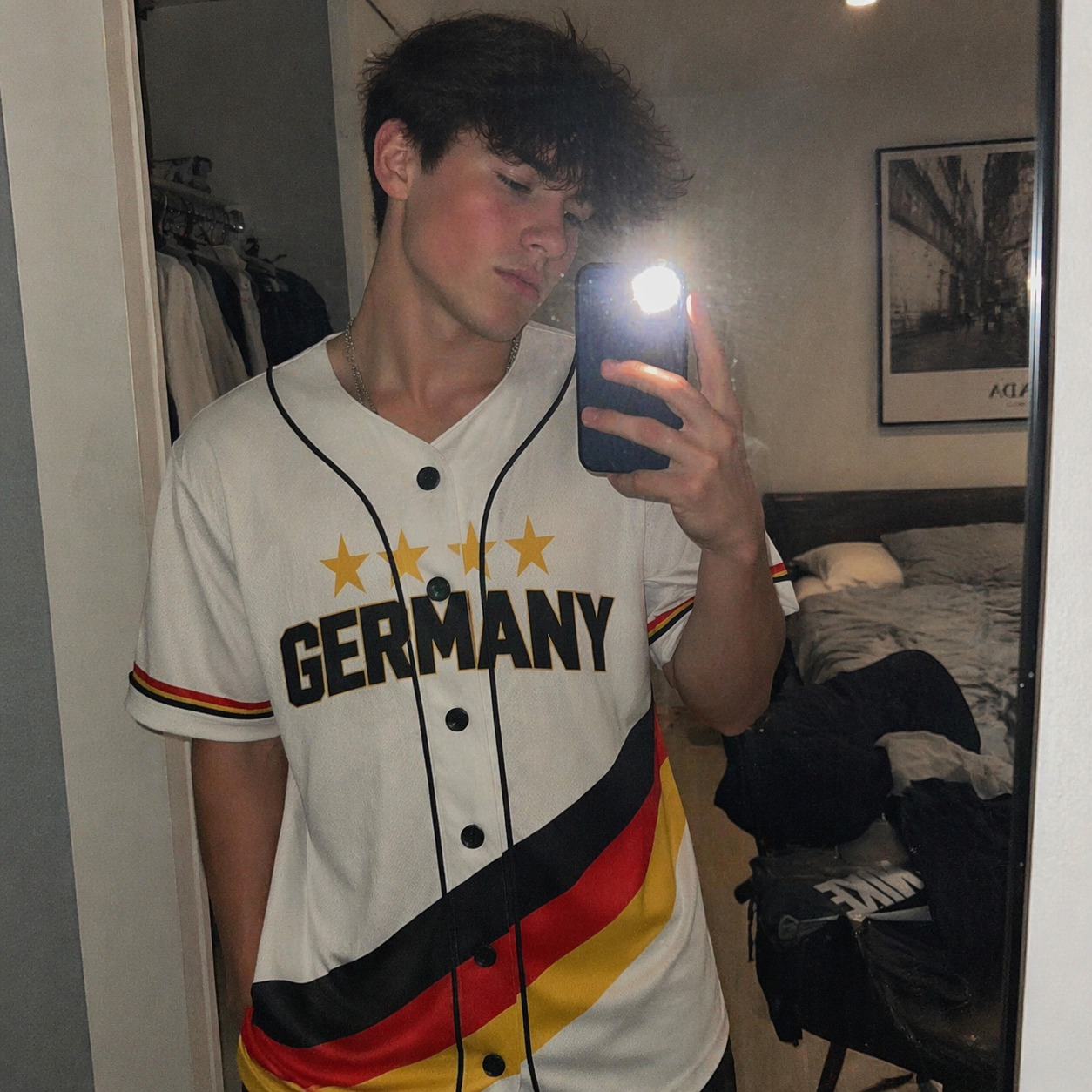 Custom Germany Baseball Jersey German Fan Deutschland Eagle – Personalized Name Number