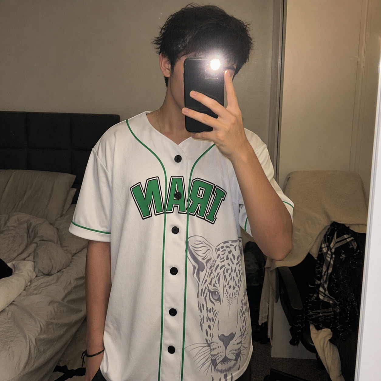 Custom Iran Baseball Jersey Iranian Fan Persian Pattern – Personalized Name Number