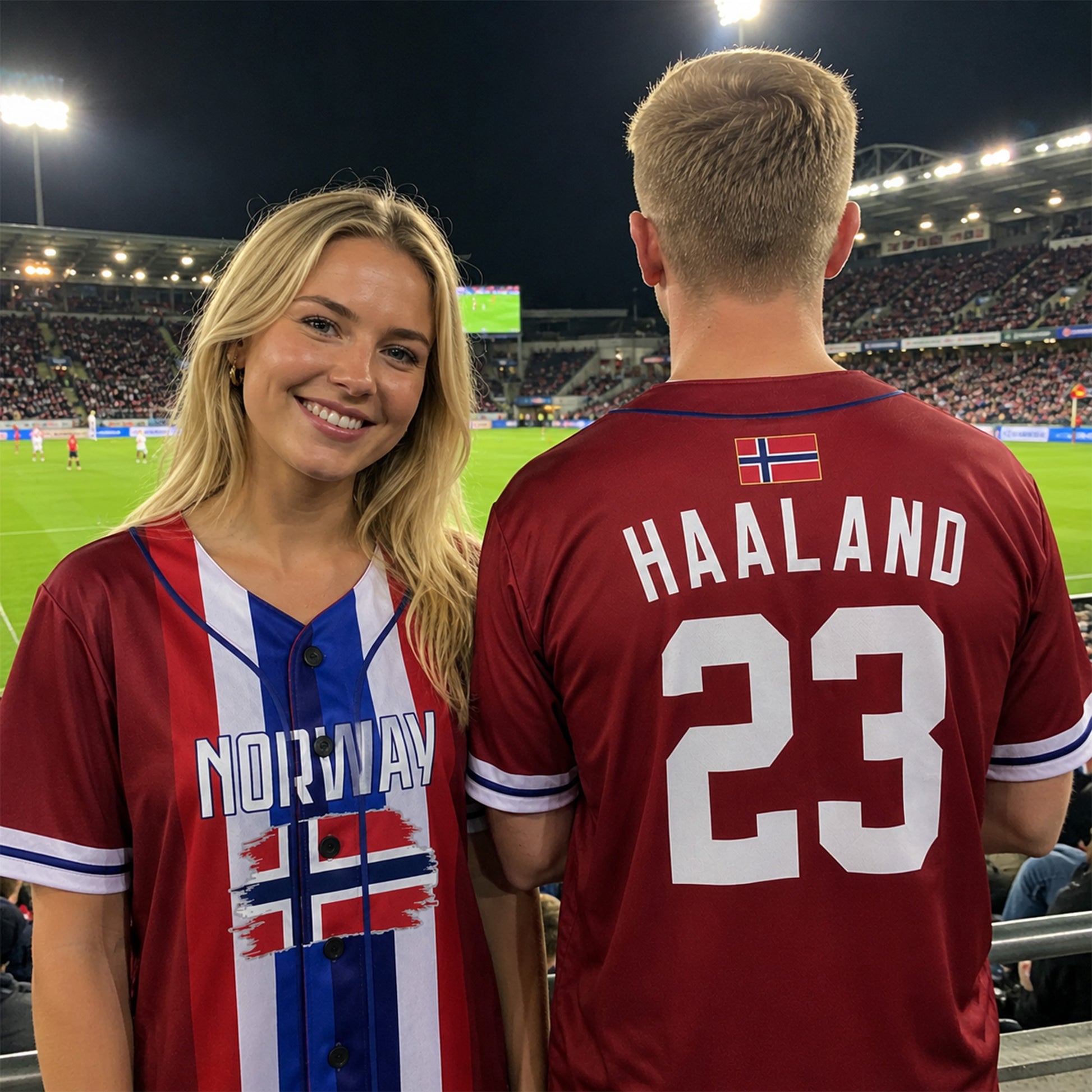 Custom Norway Baseball Jersey Norwegian Fan Cross Splash – Personalized Name Number
