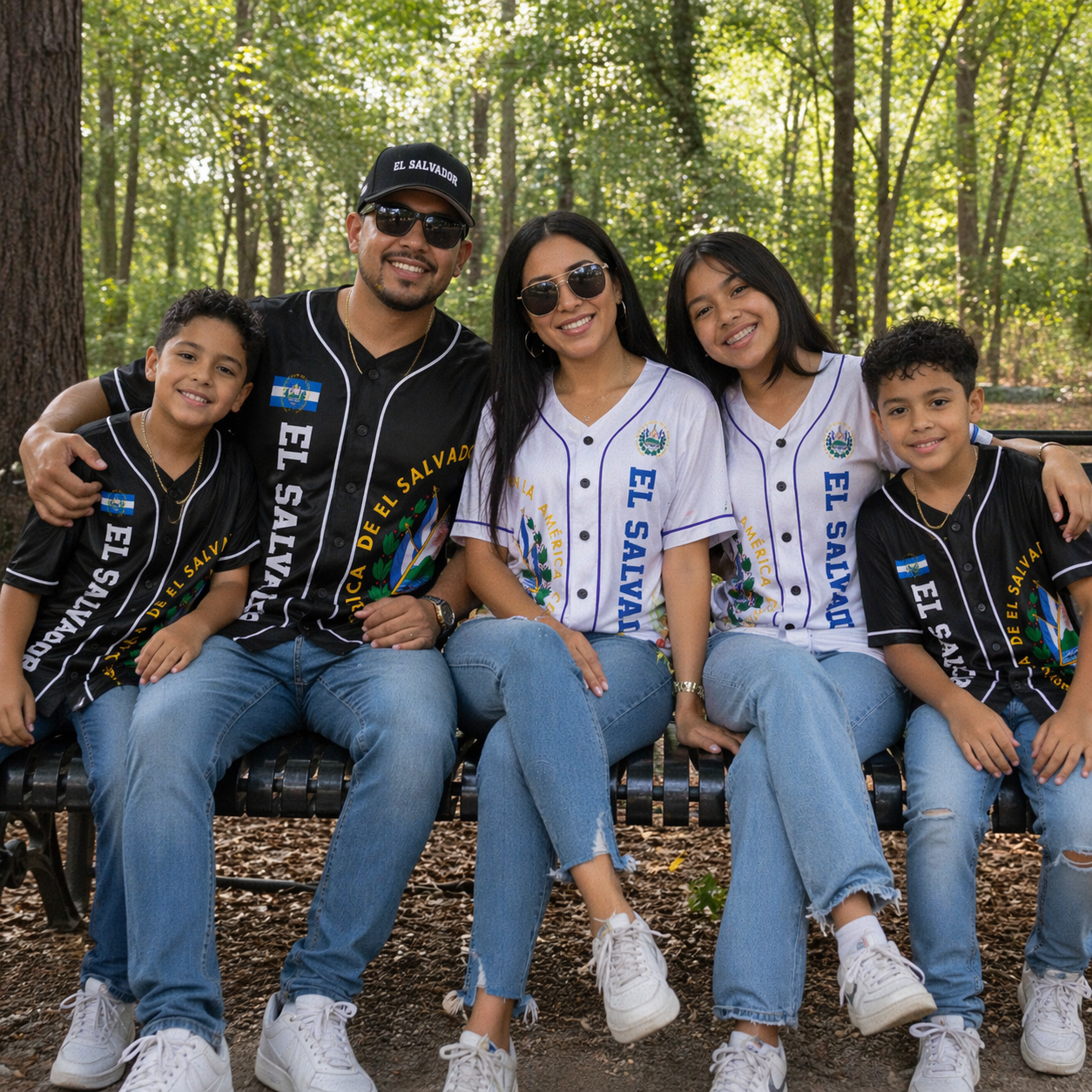 Custom El Salvador Baseball Jersey Salvadoran Fan Midnight Flame – Personalized Name Number
