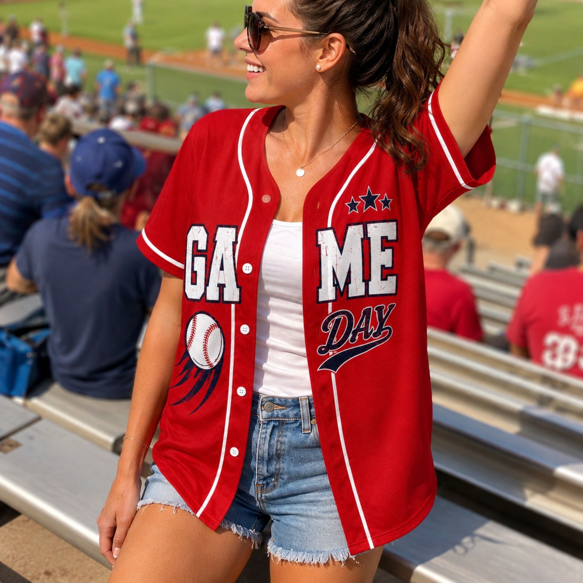 Custom Baseball Mama Baseball Jersey - Design Your Own