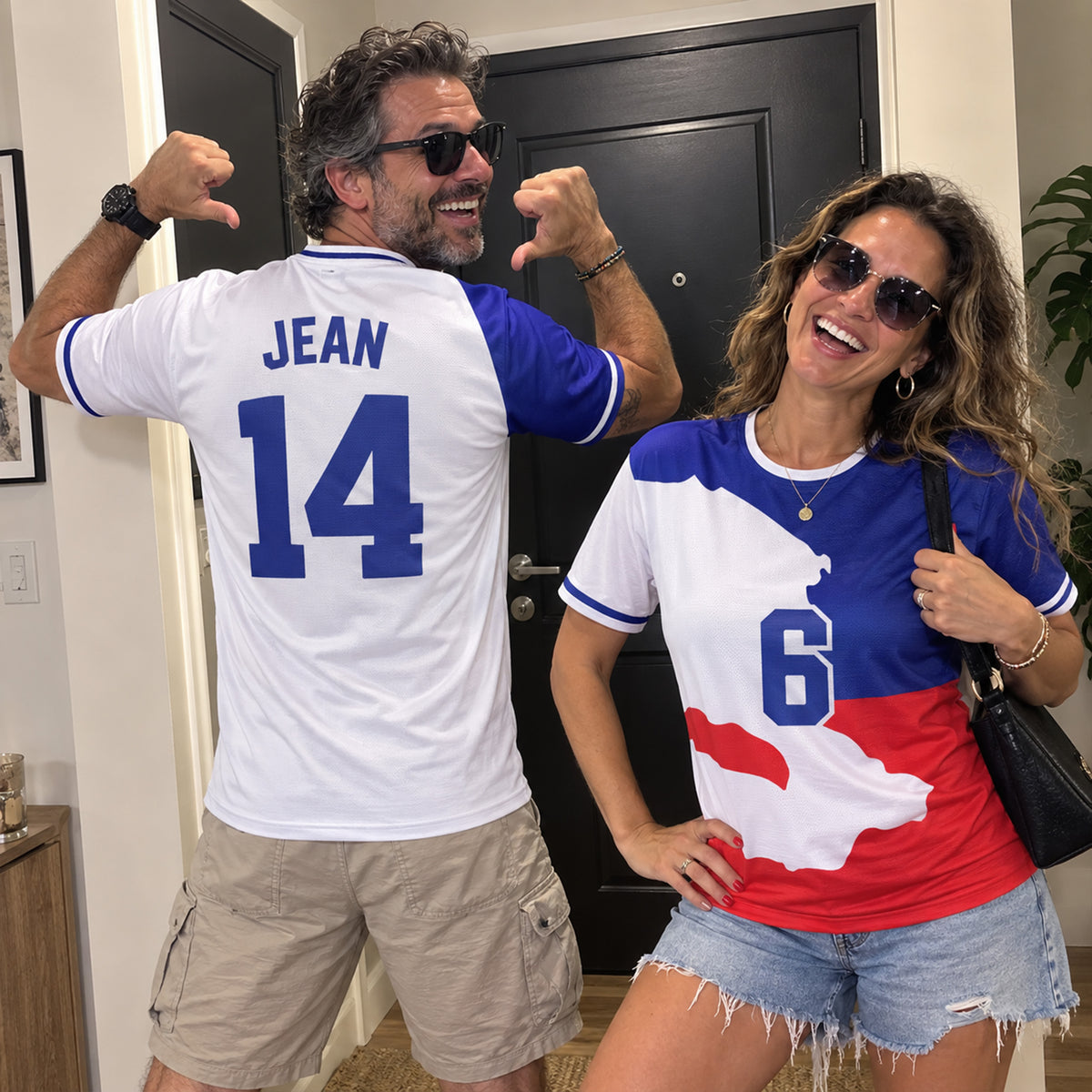 Custom Haiti Soccer Jersey 2026 Royal White and Red - Design Your Own