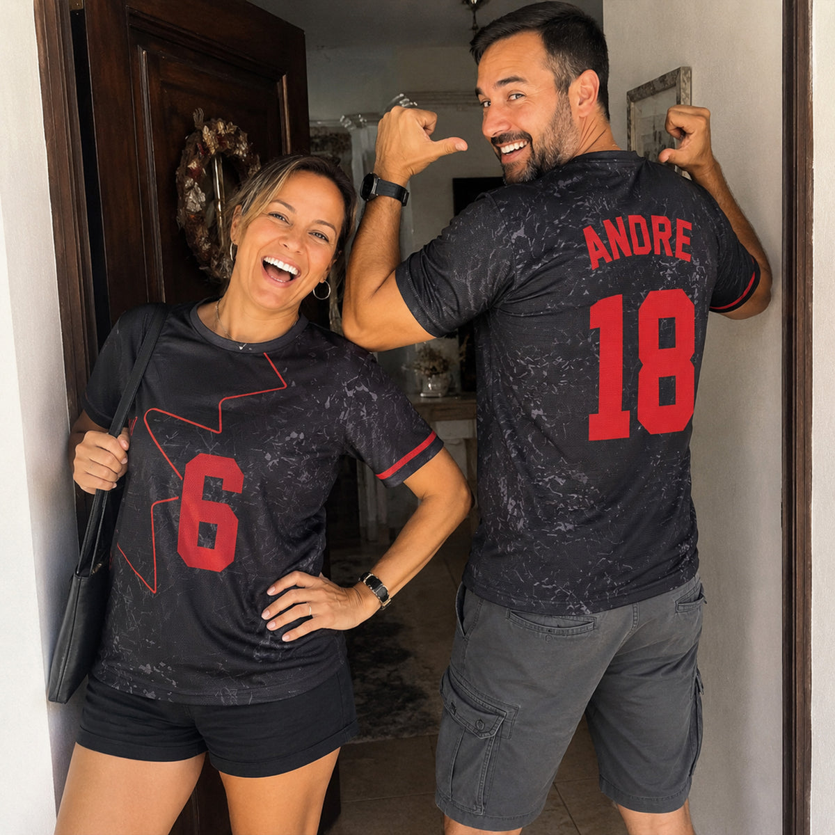 Custom Canada Soccer Jersey 2026 Black and Red - Design Your Own