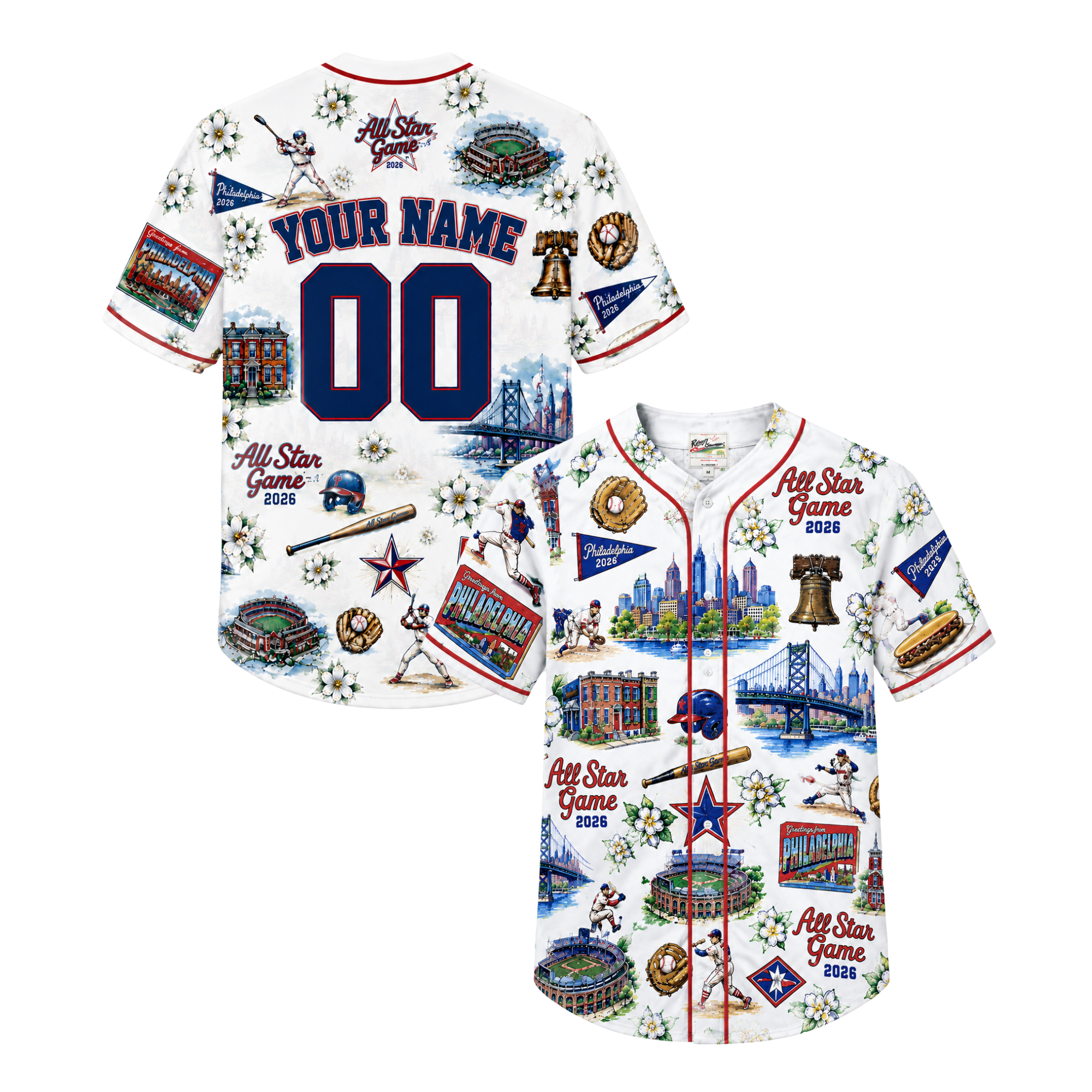 Custom City Baseball Jersey - Philadelphia Summer Classic - Design Your Own