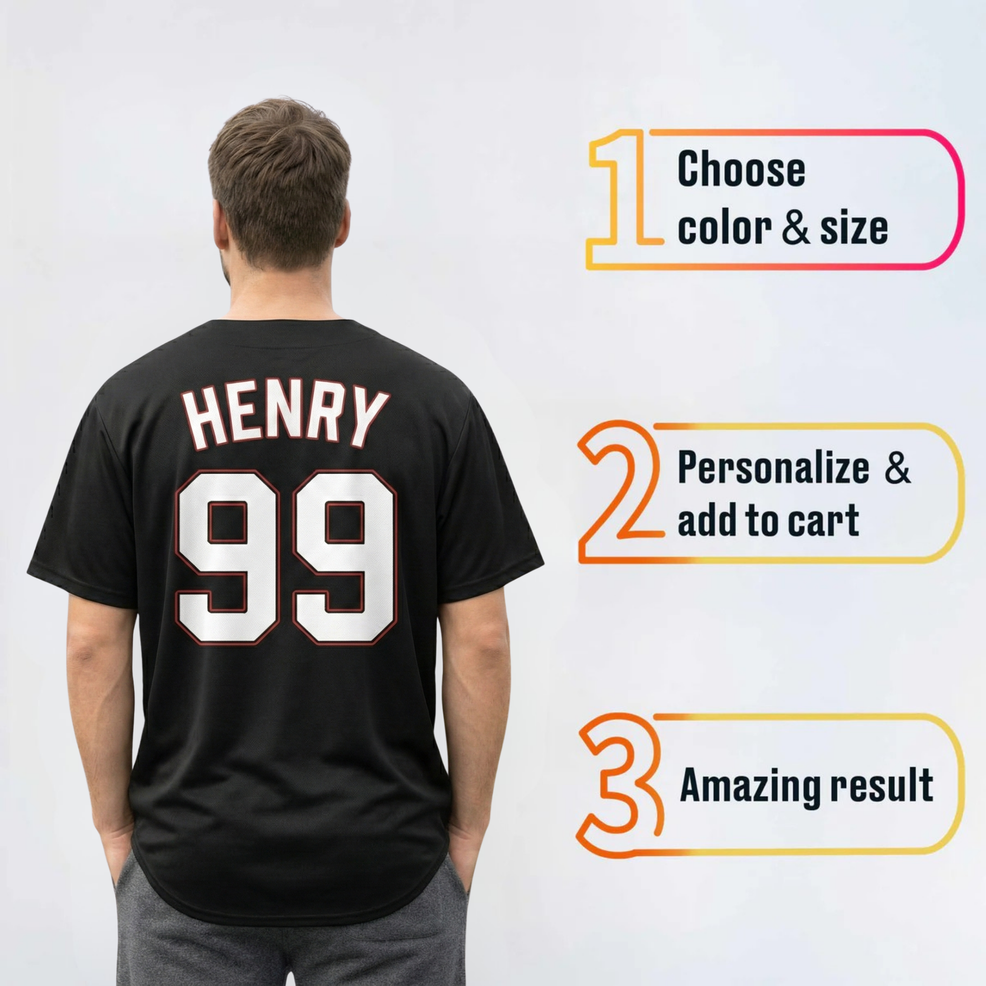 Custom Baseball Jersey – Funny Check My Lineup Design – Add Your Name and Number