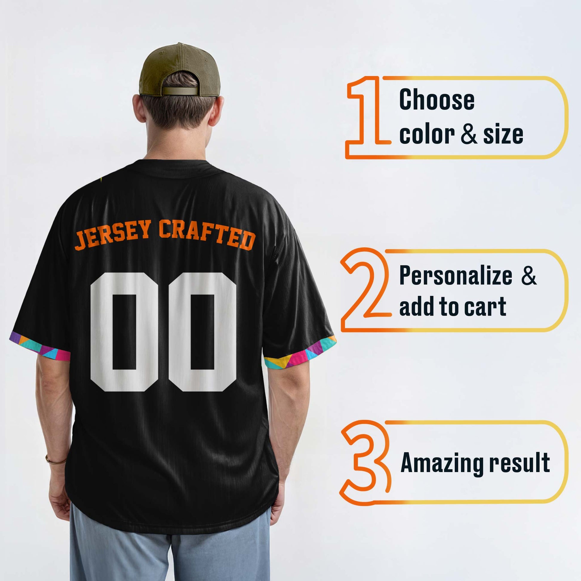 Custom City Baseball Jersey - Baltimore Black - Design Your Own
