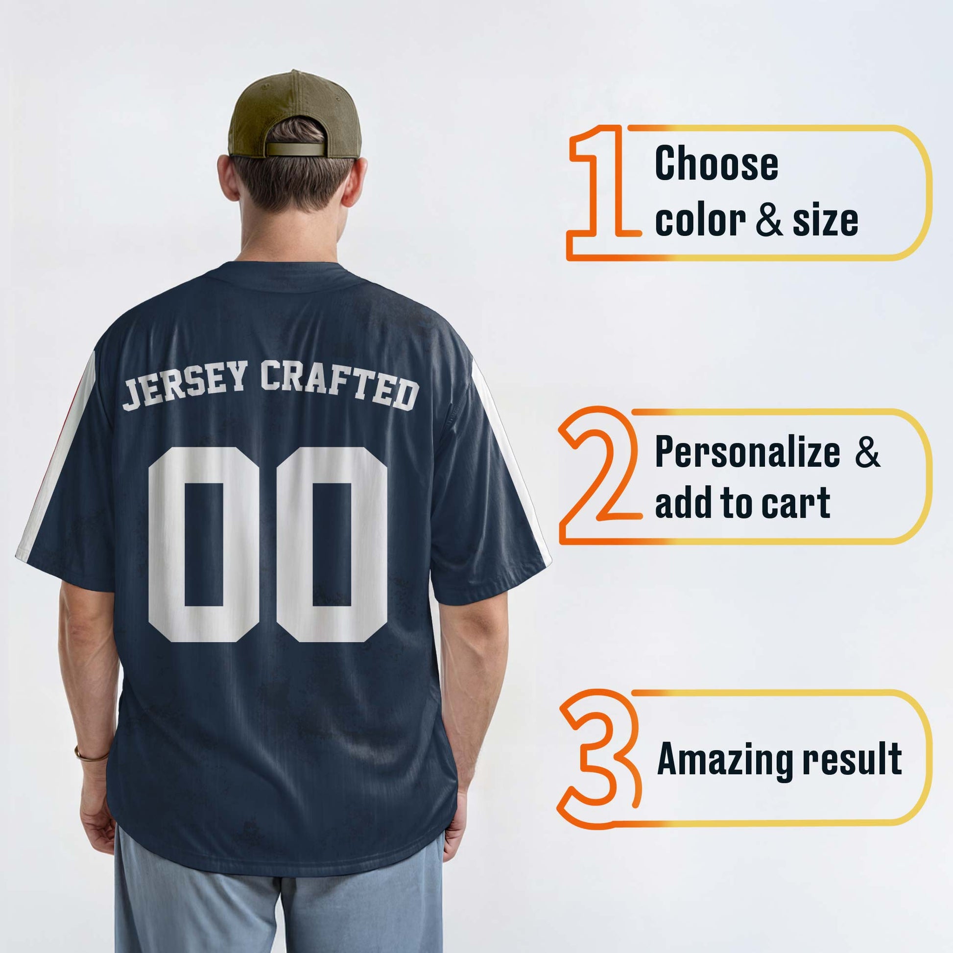 Custom City Baseball Jersey - Cleveland CLE Blue - Design Your Own