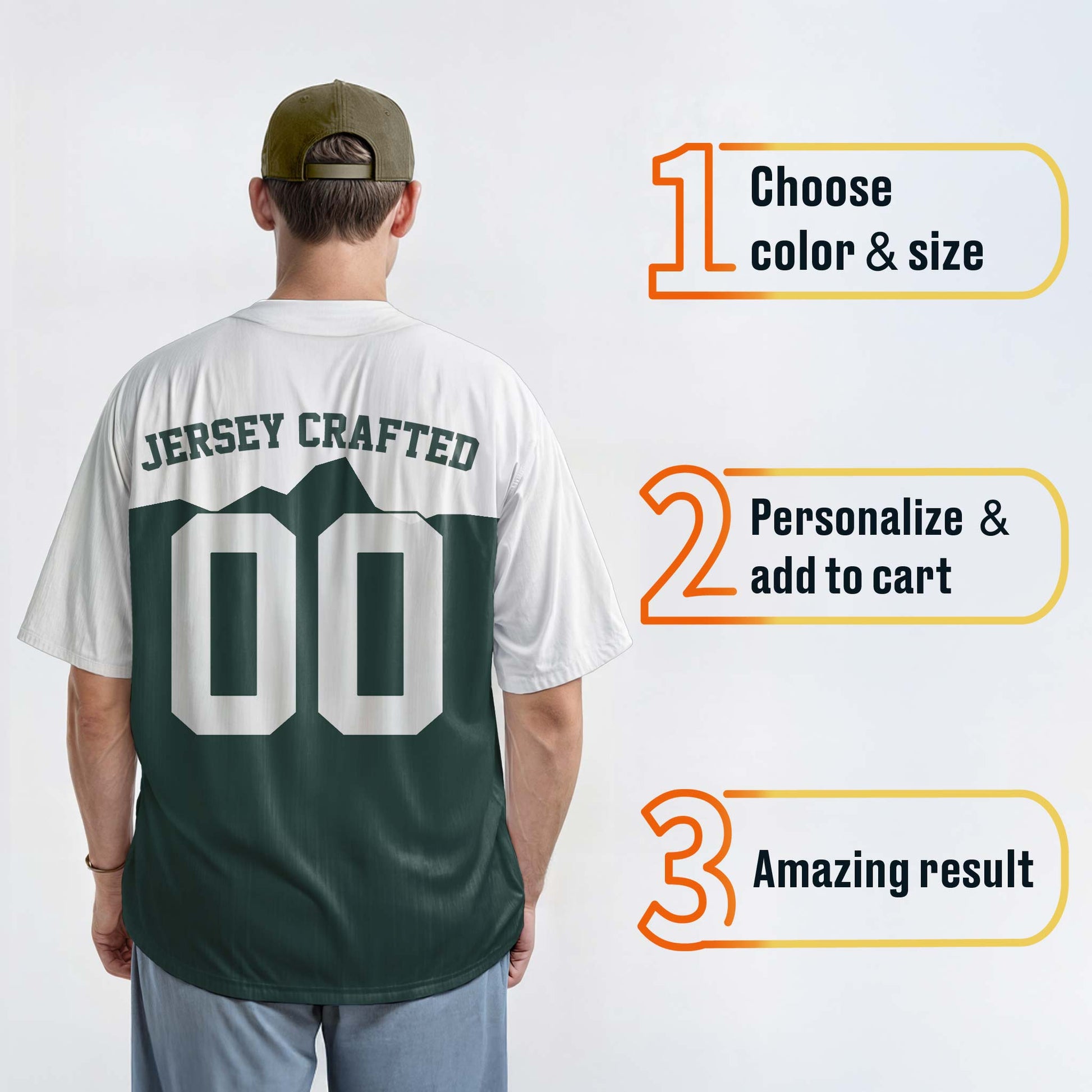 Custom City Baseball Jersey - Colorado Green - Design Your Own