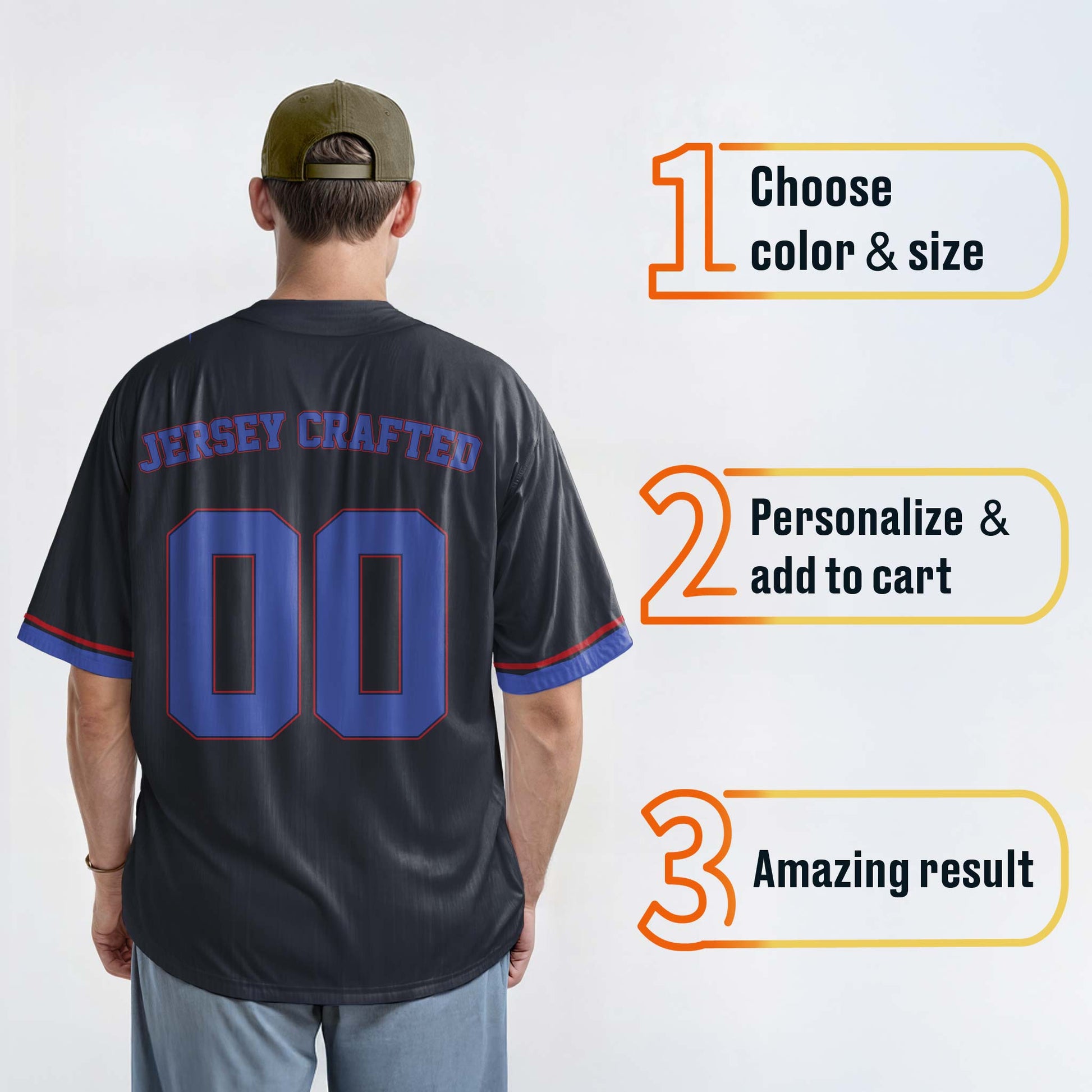 Custom City Baseball Jersey - Toronto Blue - Design Your Own