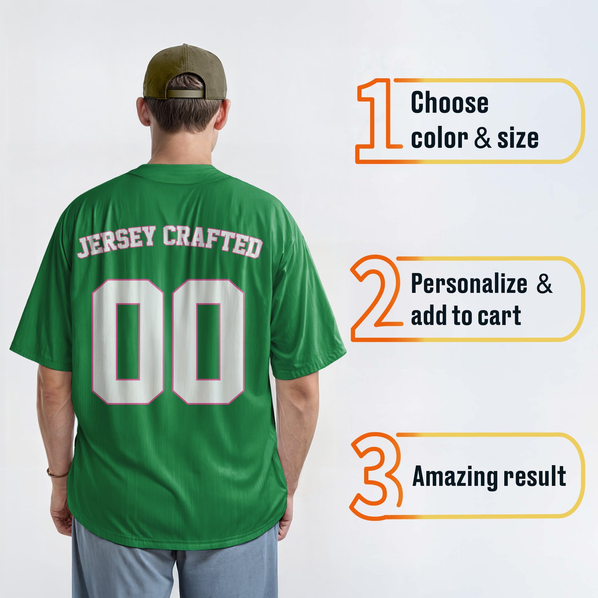 Custom St. Patrick's Day Baseball Jersey Lucky - Design Your Own
