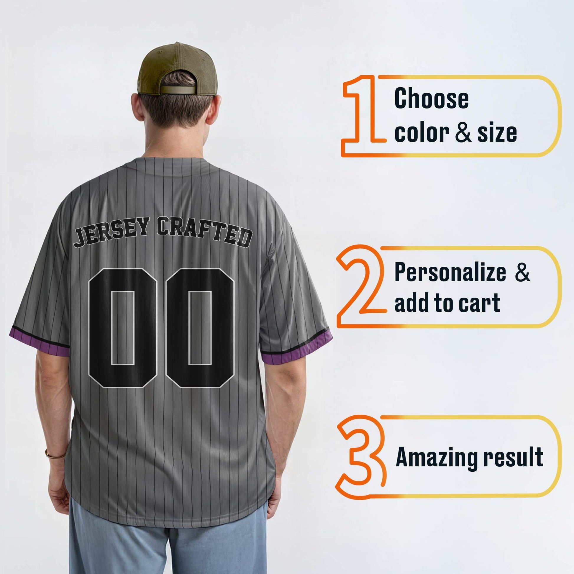 Custom City Baseball Jersey - New York Gray - Design Your Own