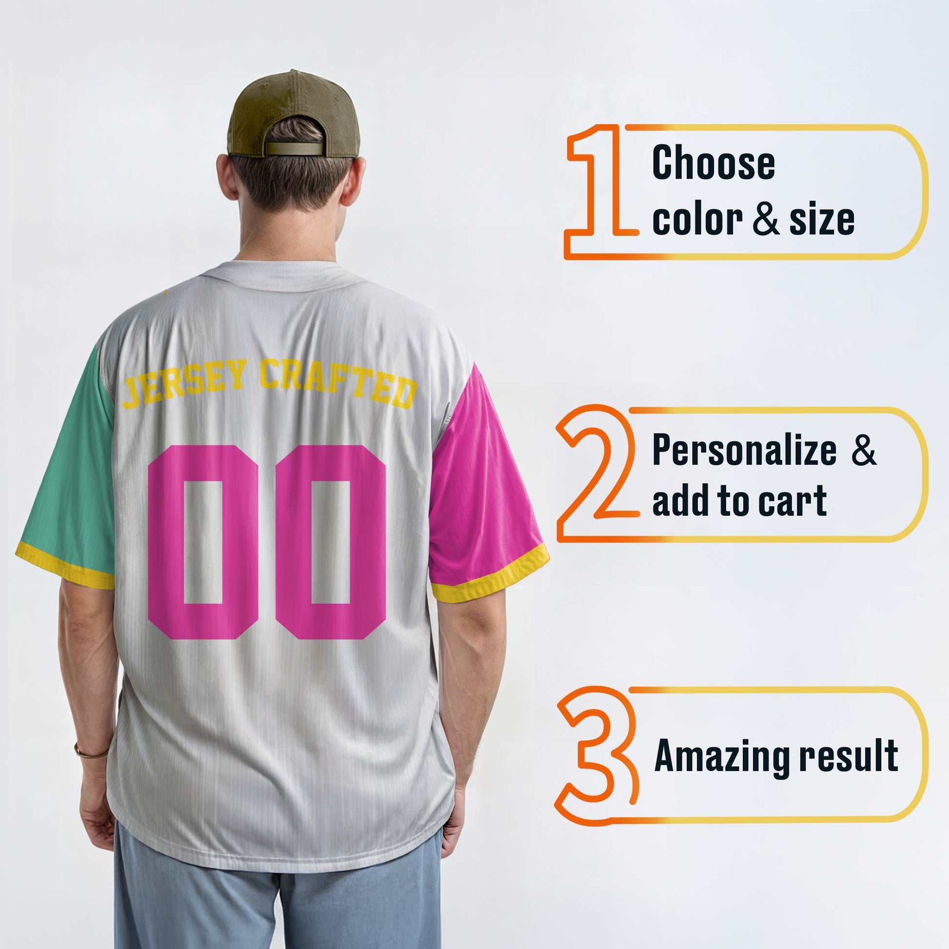 Custom City Baseball Jersey - San Diego White - Design Your Own