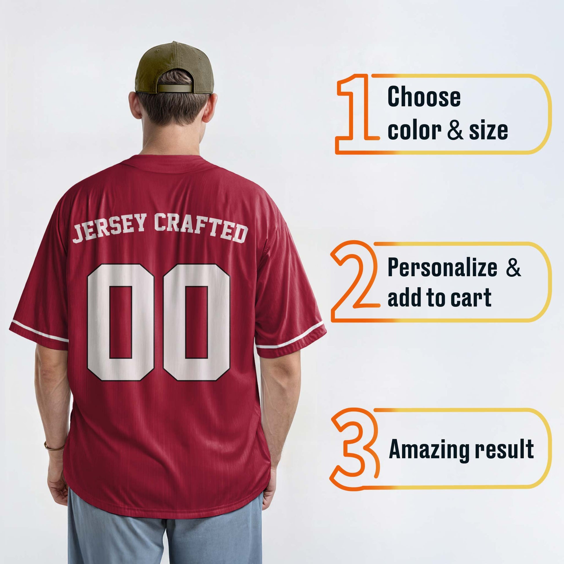 Custom City Baseball Jersey - The Lou Red - Design Your Own