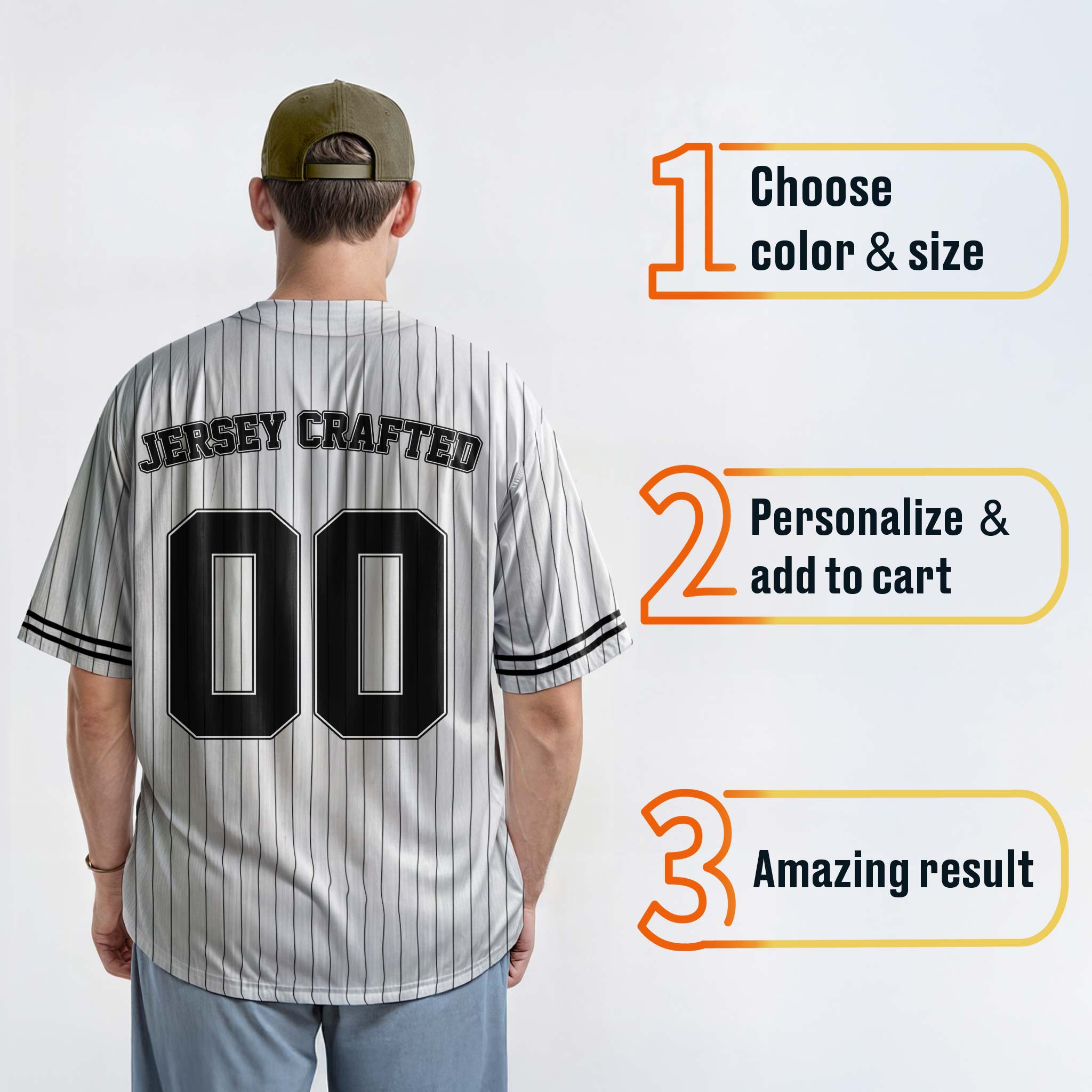 Custom Matching Couple Jerseys White and Black - Her King and His Queen - Design Your Own