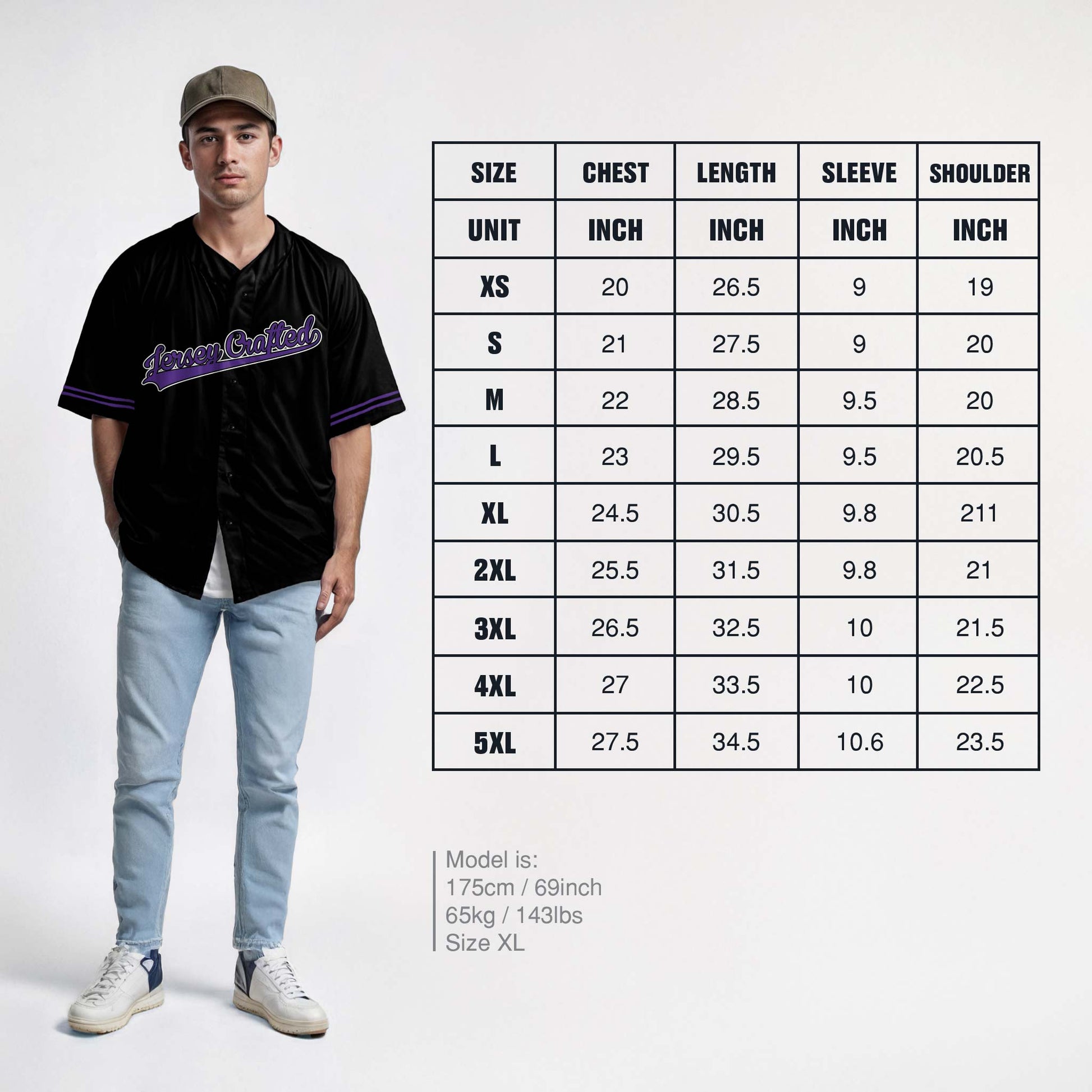 Custom Matching Couple Jerseys Black and Purple - King and Queen - Design Your Own