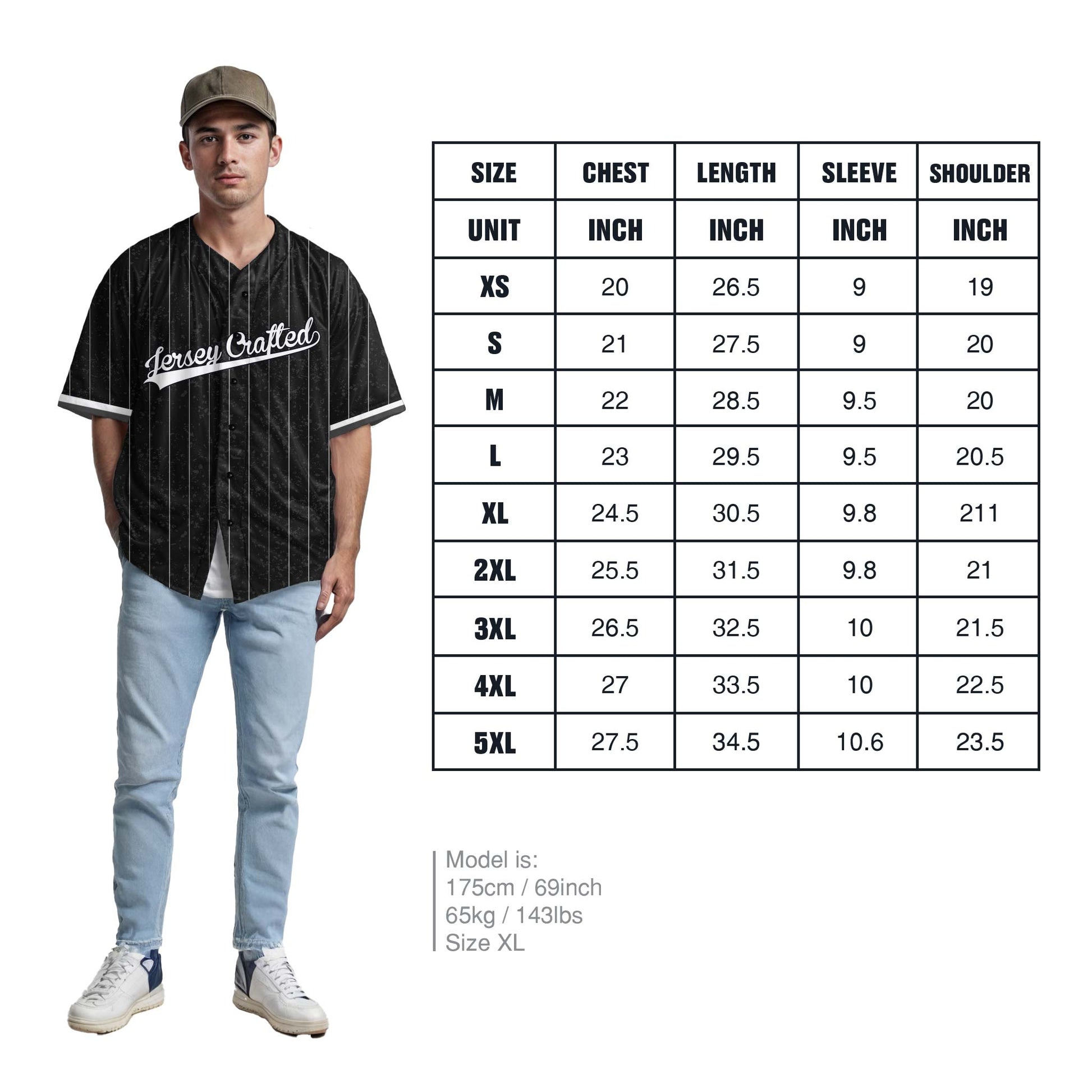 Custom City Baseball Jersey - Chicago Southside Black - Design Your Own