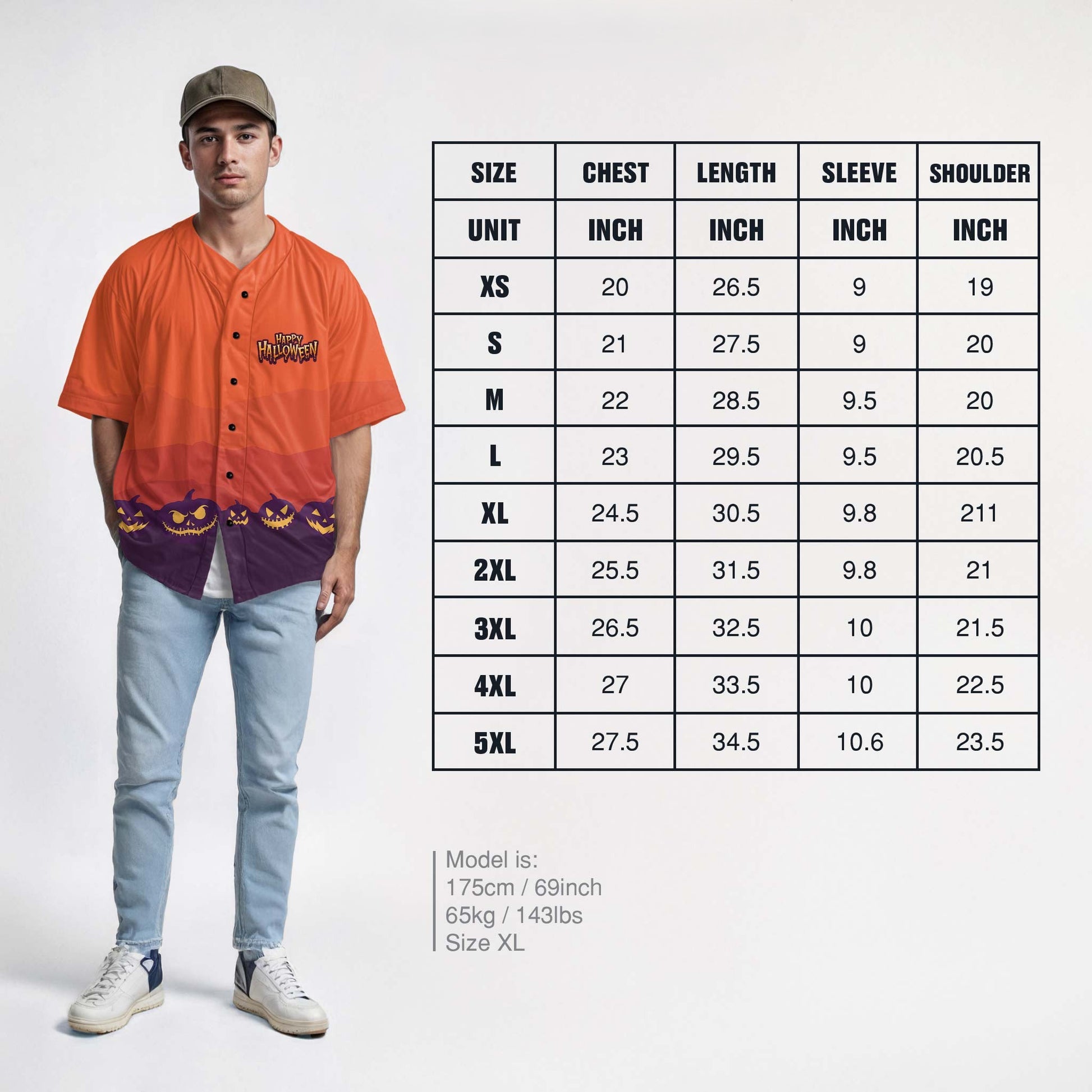 Custom Halloween Baseball Jersey - Horror Movie Design Halloween Castle - Add Your Name