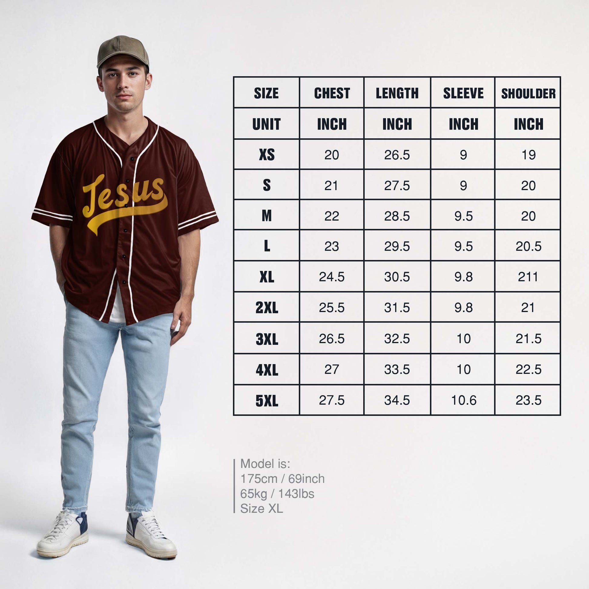 Custom Religious Baseball Jersey – Maroon Christian Jesus Add Your Name