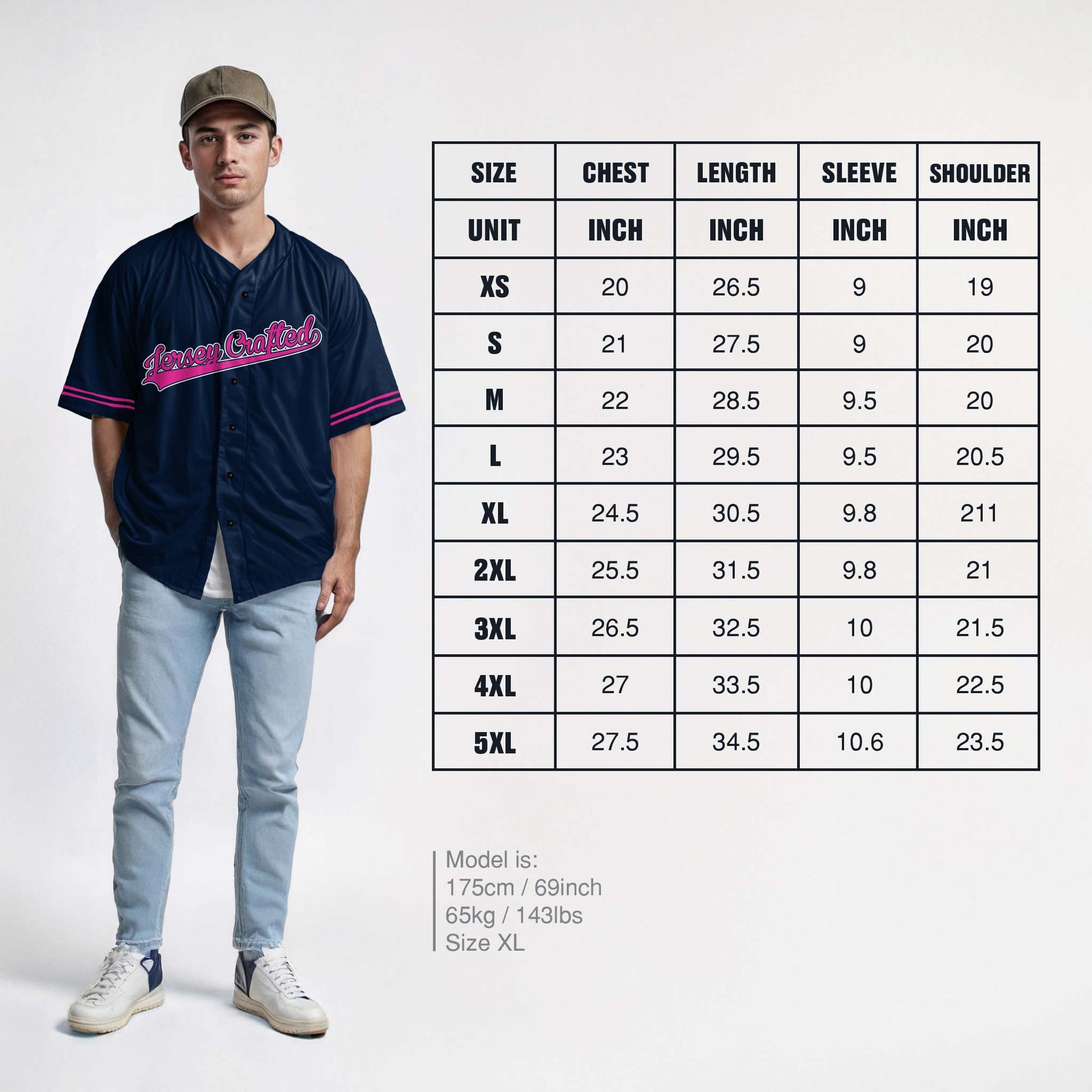 Custom Matching Couple Jerseys Navy and Pink- Her King and His Queen - Design Your Own