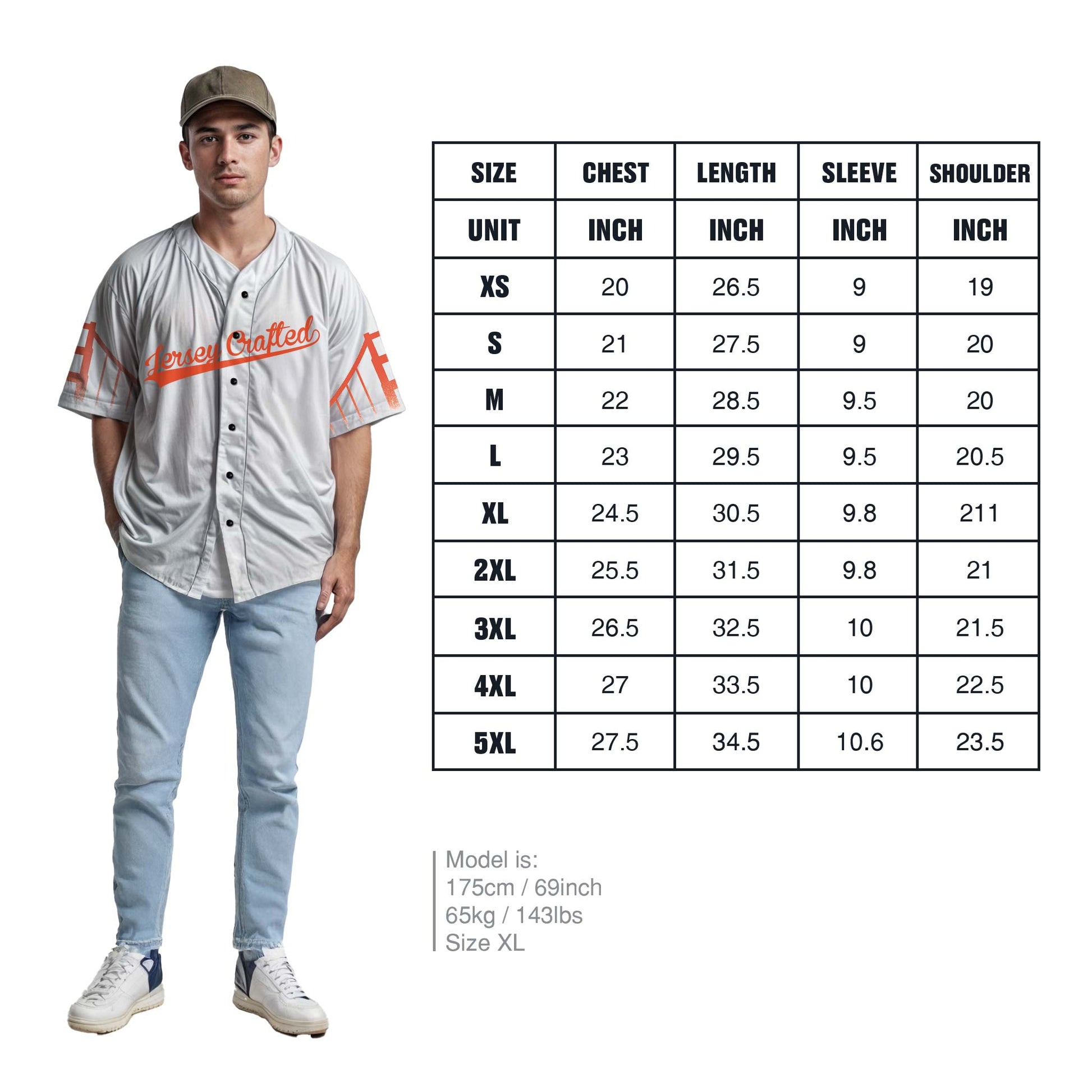 Custom City Baseball Jersey - San Francisco White - Design Your Own