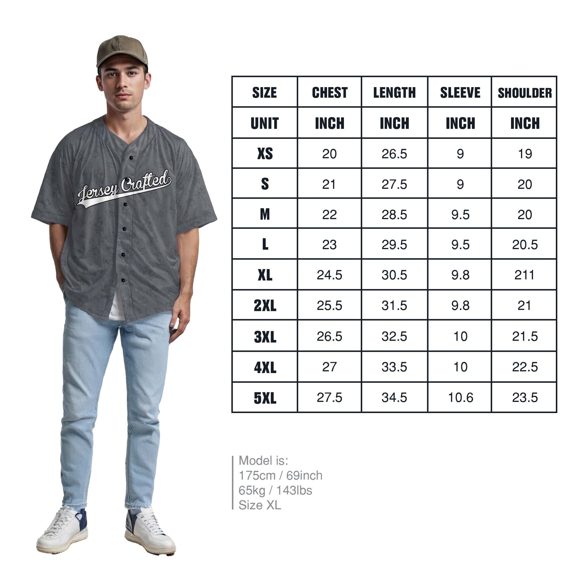 Custom City Baseball Jersey - WSH Gray - Design Your Own