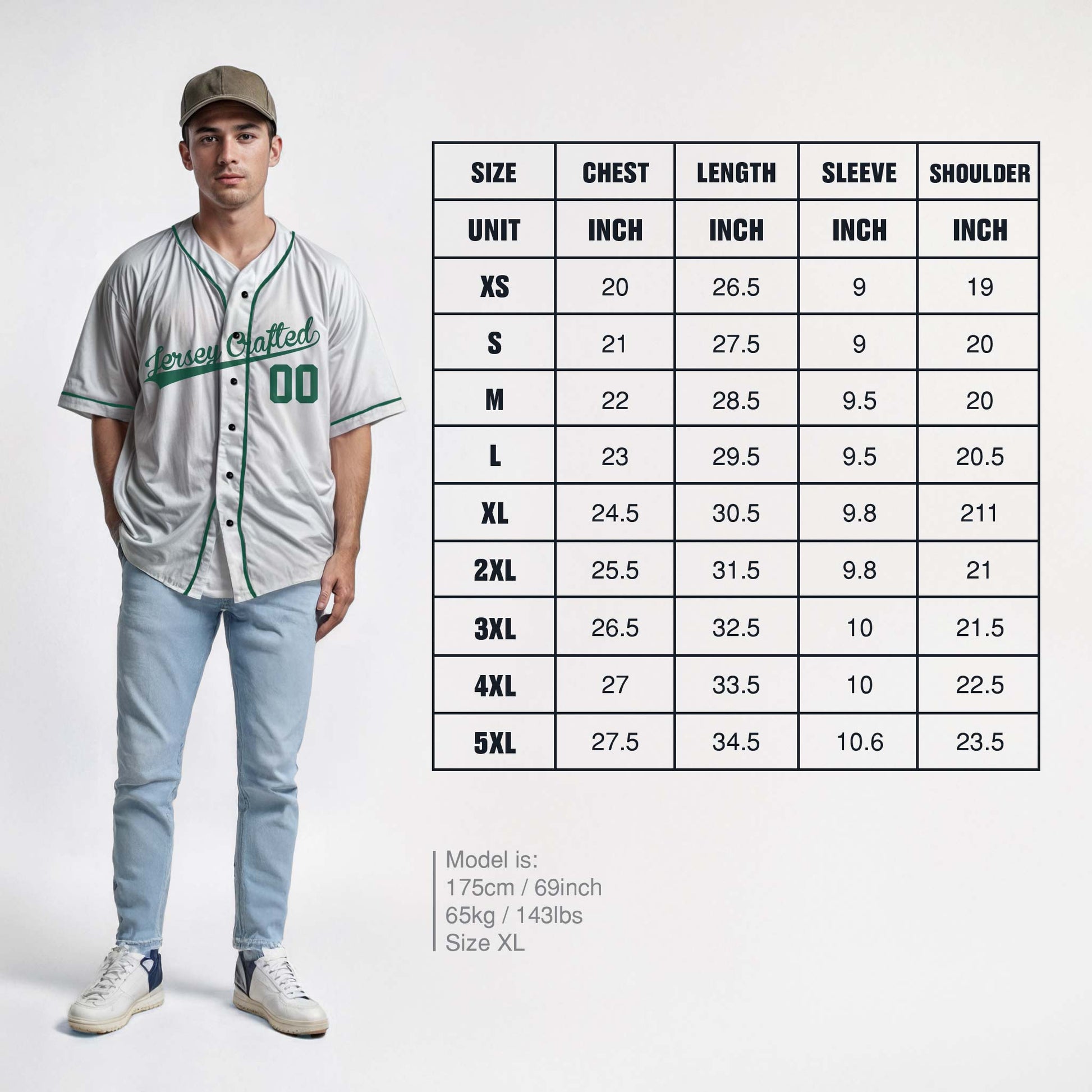 Custom Baseball Jersey White and Dark Green With Piping - Design Your Own