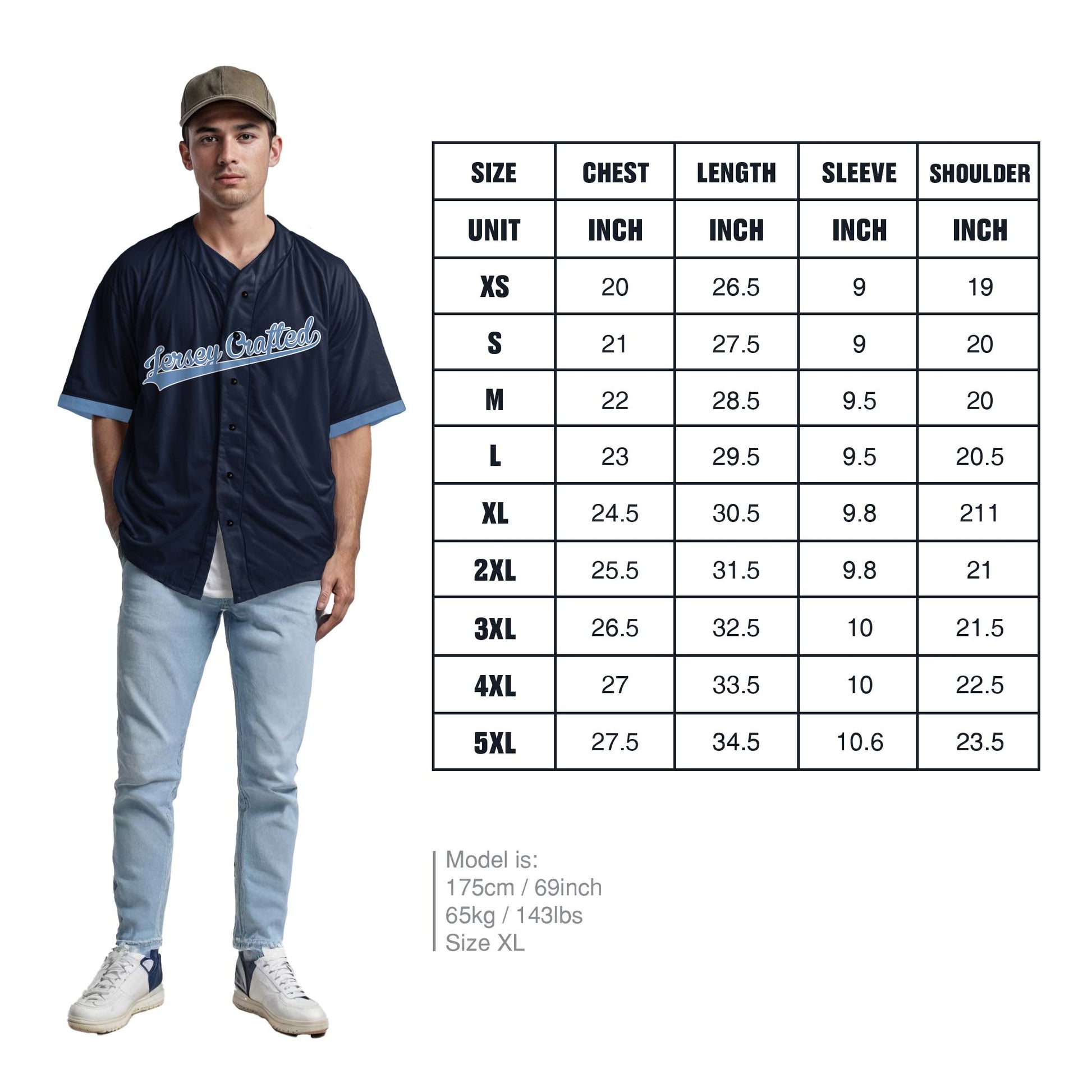 Custom City Baseball Jersey - Chicago Wrigleyville Blue - Design Your Own