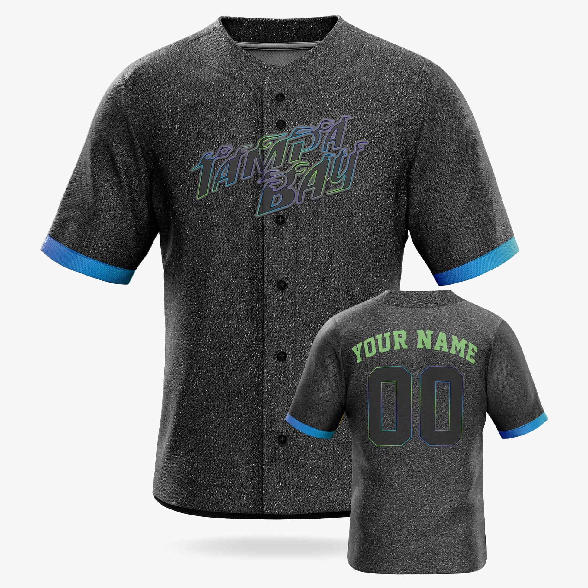 Custom City Baseball Jersey - Tampa Bay Gray - Design Your Own