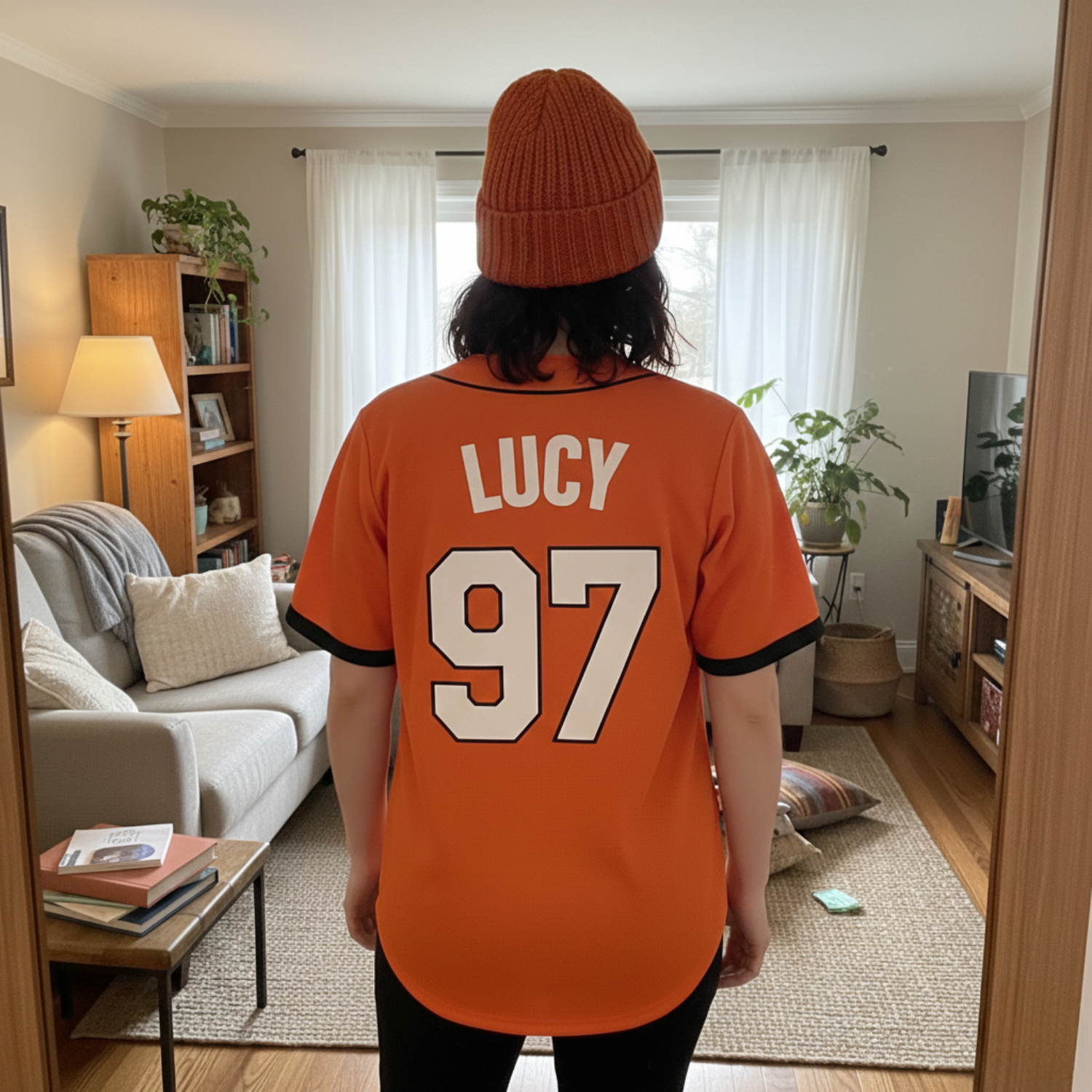 Custom Baseball Jersey – But Why Penguin Meme – Add Your Name and Number