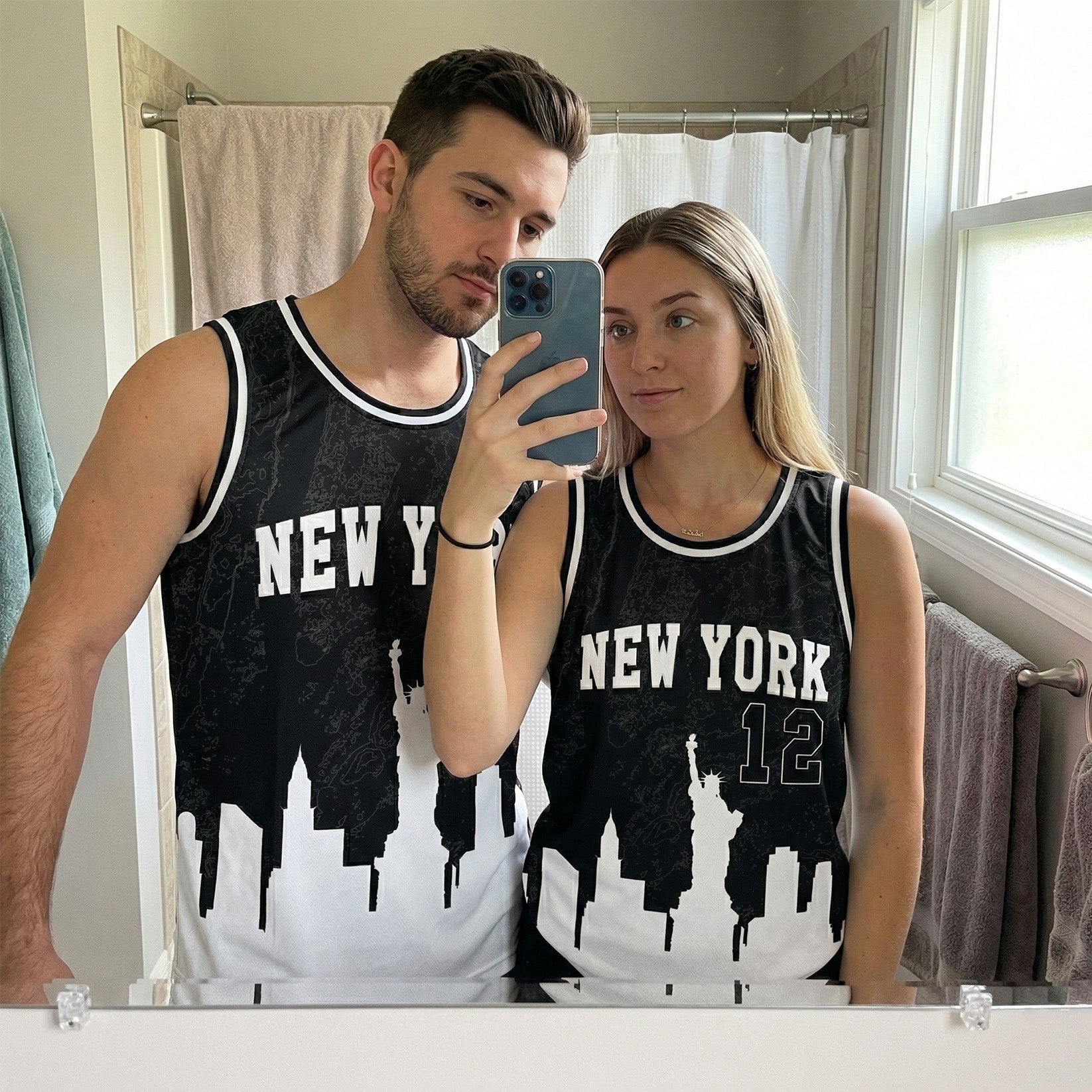 Custom City Basketball Jersey Seattle Design - Add Your Name and Number