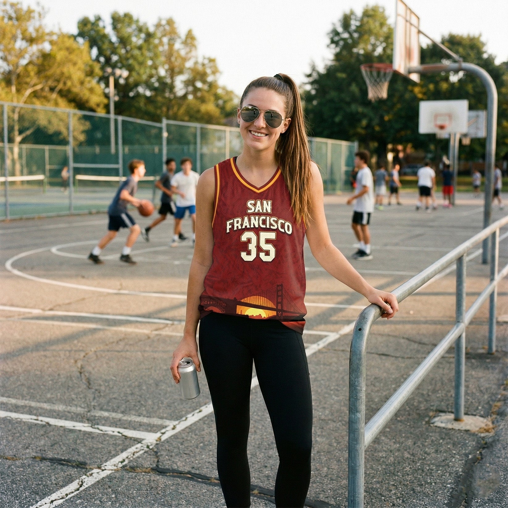 Custom City Basketball Jersey Phoenix Design - Add Your Name and Number