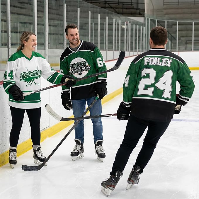 Custom St. Patrick's Day Hockey Jersey Drinking Team - Design Your Own
