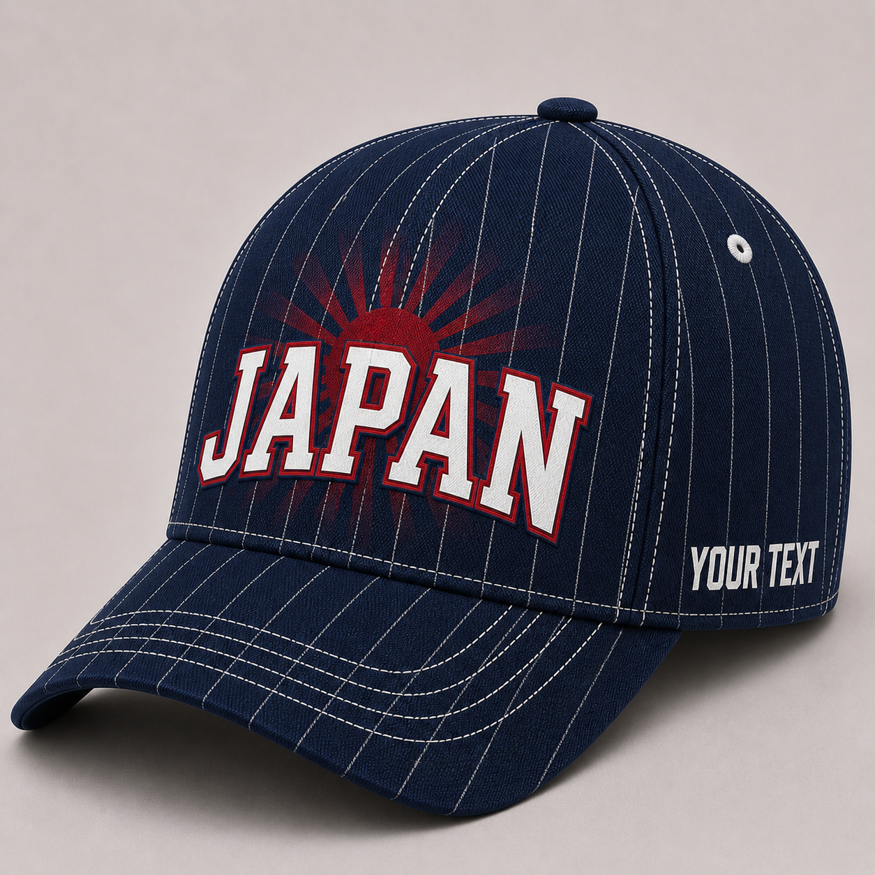 Custom Japan Baseball Cap, Add Your Name, Team Name and Number