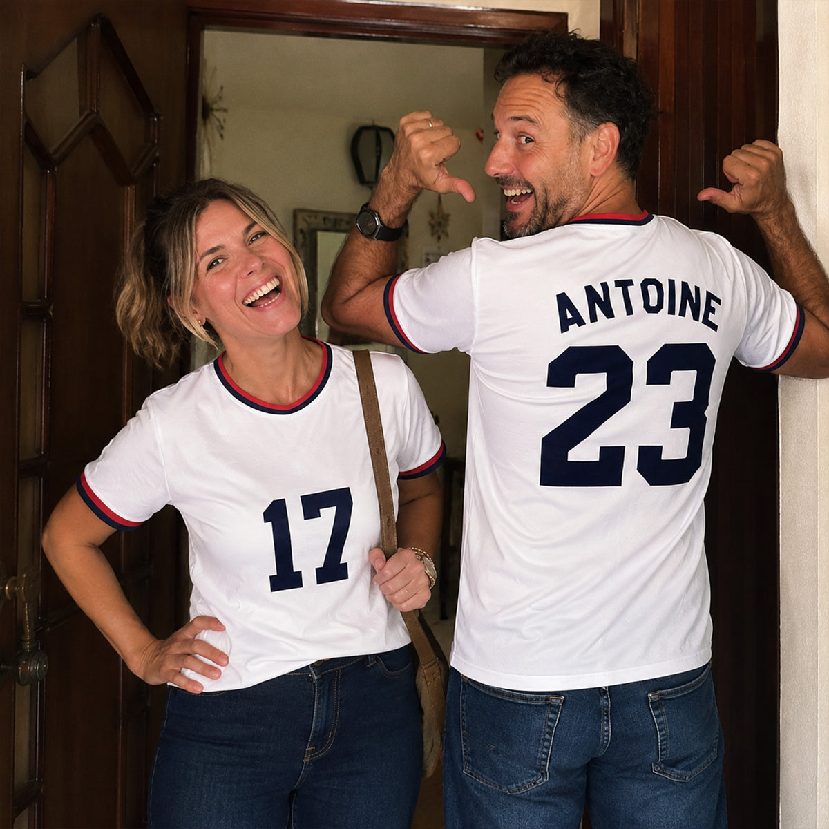 Custom France Soccer Jersey 2026 White and Navy - Design Your Own
