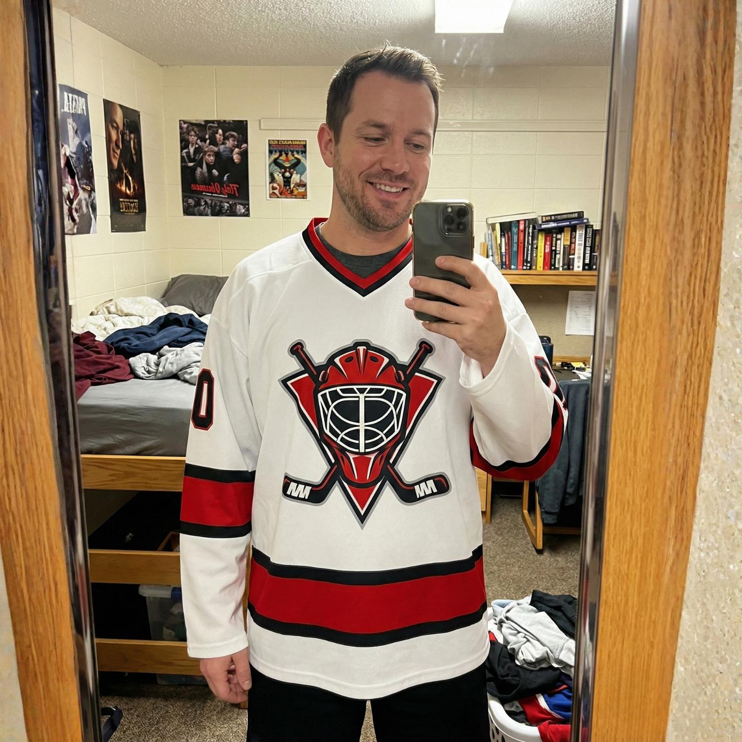 Custom Hockey Jersey Purple and Black - Design Your Own